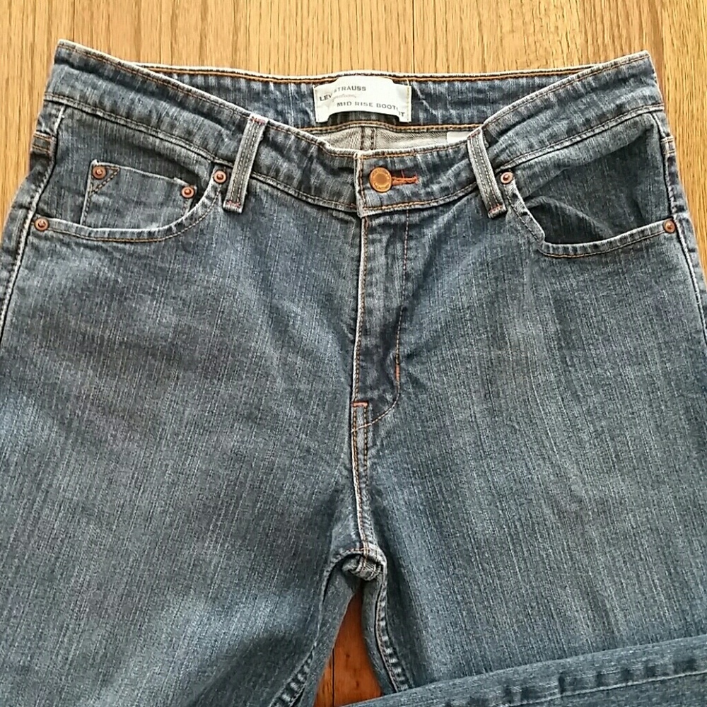 Levi's Size 12 Classic 5 Pocket Bootcut Denim Jeans